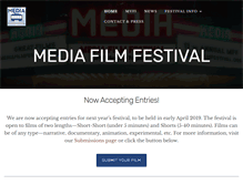 Tablet Screenshot of mediafilmfestival.org